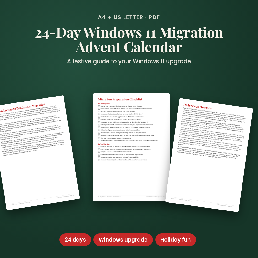 24-Day Windows 11 Migration Advent Calendar