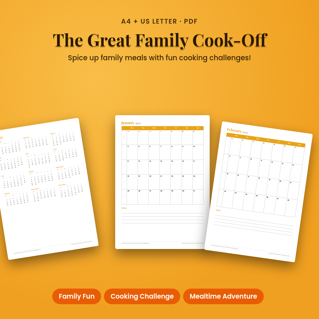 The Great Family Cook-Off: Dinner Challenge Kit
