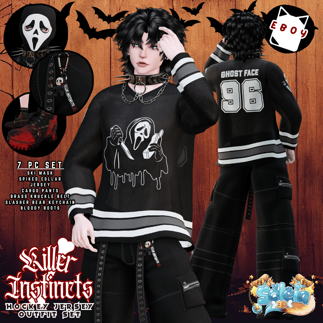 Killer Instincts - 7pc EBoy Slasher Halloween Set [Ghostface/Scream ...