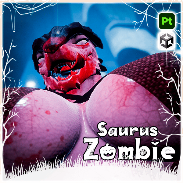 Saurus - Zombie - Texture Halloween (Vrchat)