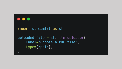 How to Add a PDF File Uploader to a Streamlit App Using Python