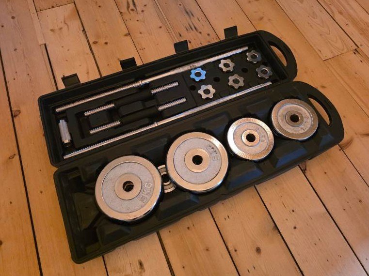 DUMBELL & BARBELL SET
