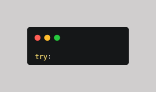 Python try Explained