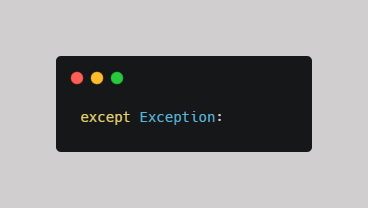 Python except Exception Explained