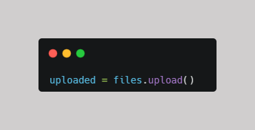 How to Upload Files in Google Colab Using Python