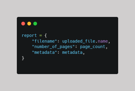 Building a JSON Report in Streamlit