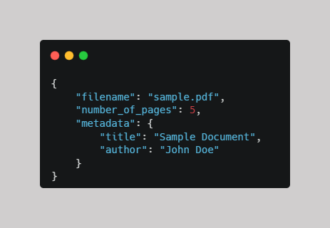 Building a JSON Report in Python