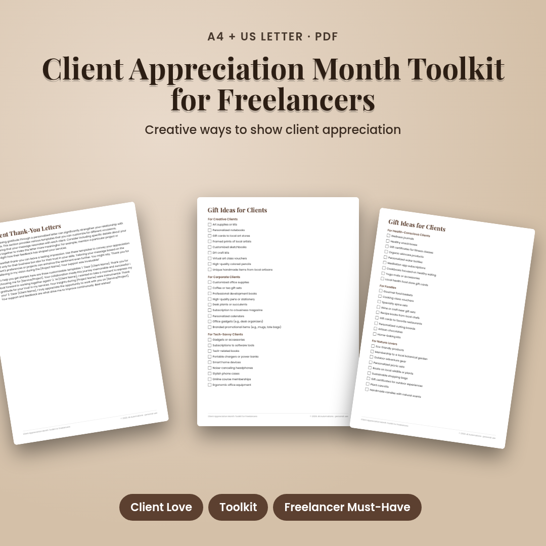 Client Appreciation Month Toolkit for Freelancers