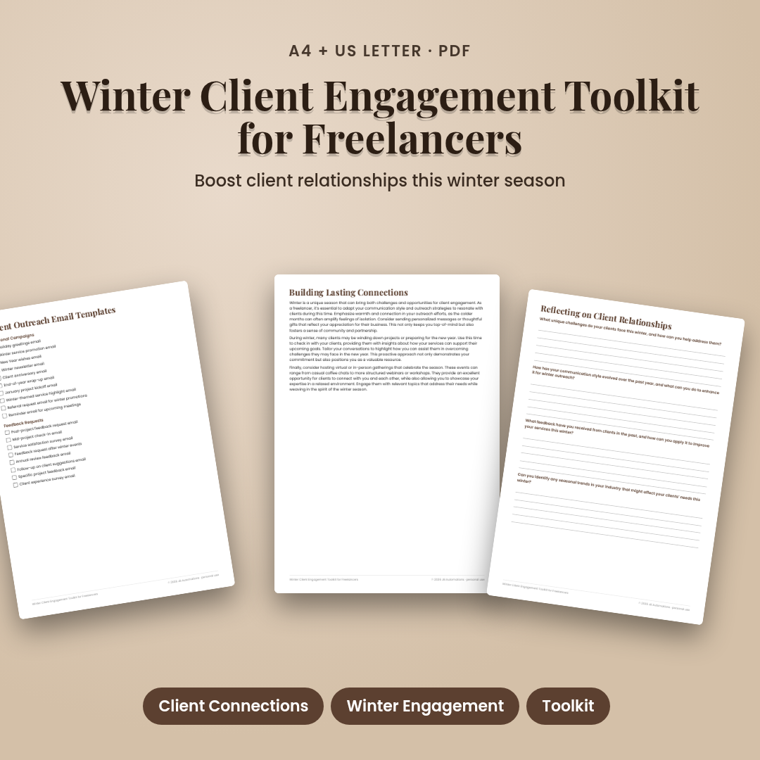 Winter Client Engagement Toolkit for Freelancers