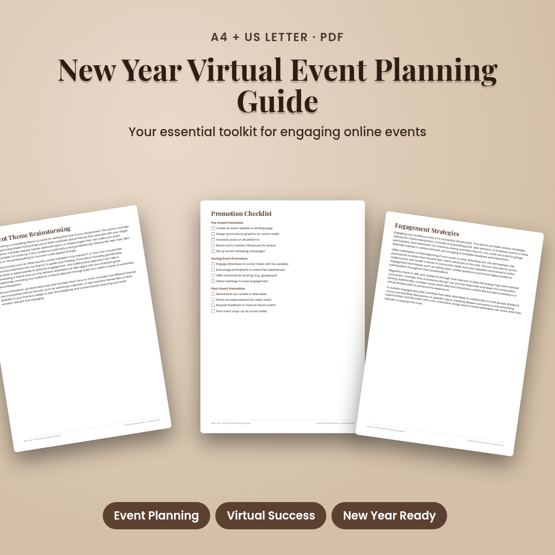 New Year Virtual Event Planning Guide