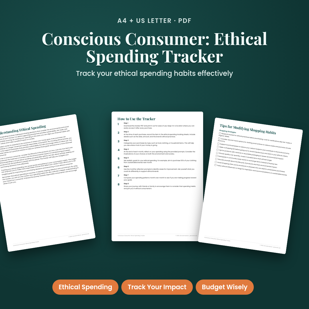 Conscious Consumer: Ethical Spending Tracker