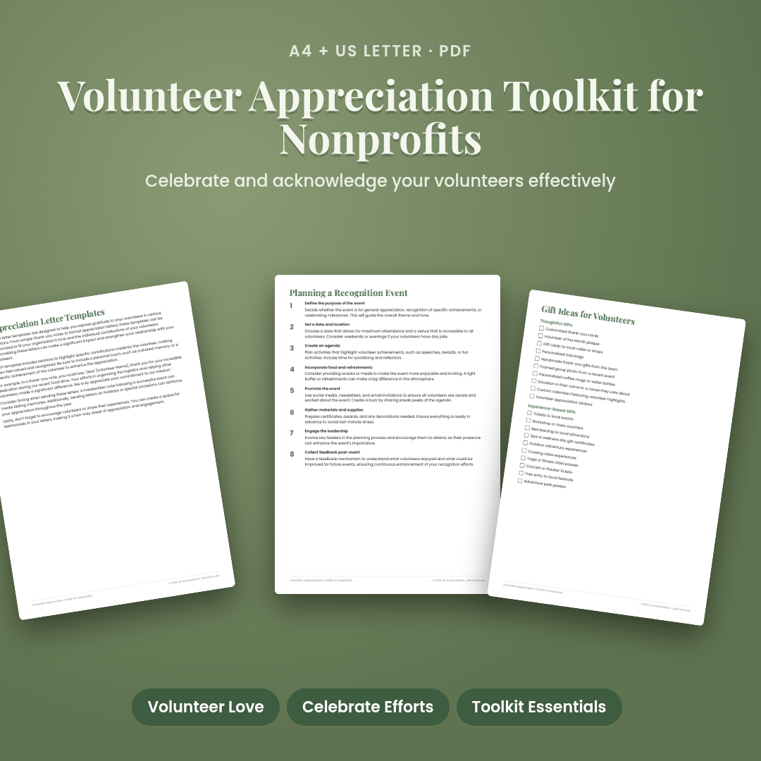 Volunteer Appreciation Toolkit for Nonprofits