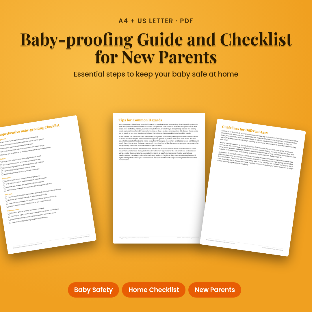 Baby-proofing Guide and Checklist for New Parents