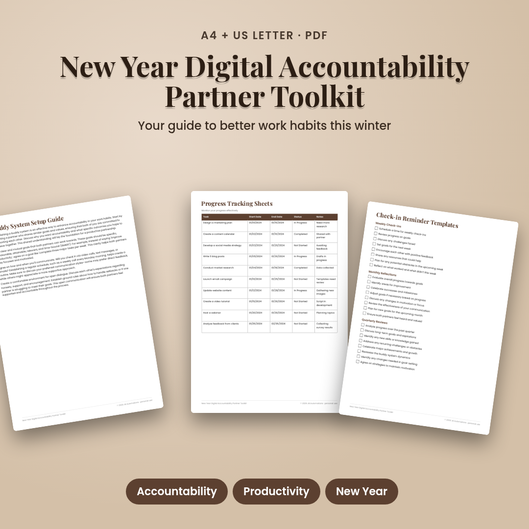 New Year Digital Accountability Partner Toolkit