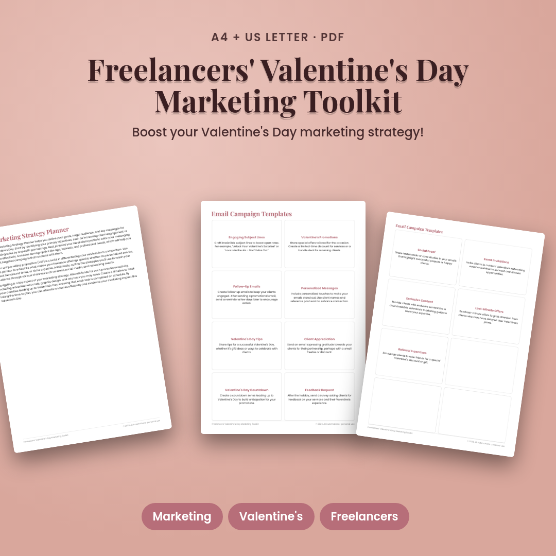 Freelancers' Valentine's Day Marketing Toolkit