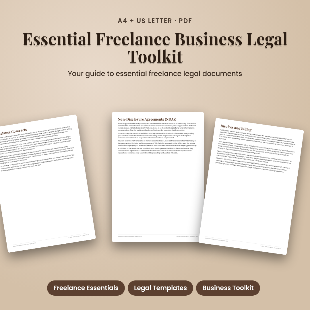 Essential Freelance Business Legal Toolkit