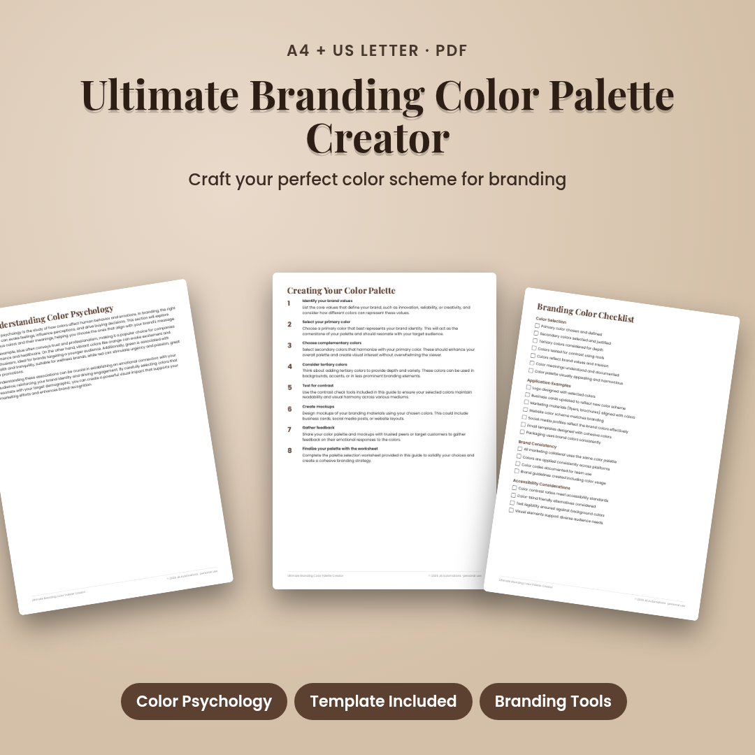 Ultimate Branding Color Palette Creator