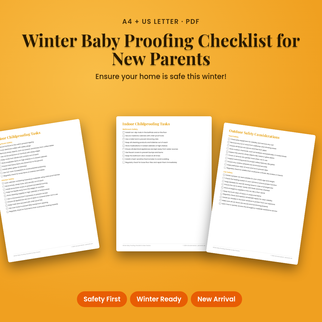 Winter Baby Proofing Checklist for New Parents