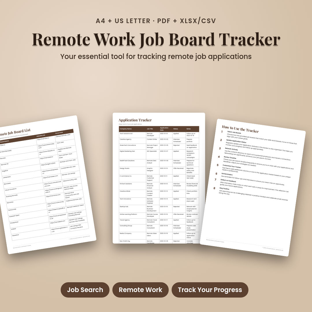 Remote Work Job Board Tracker