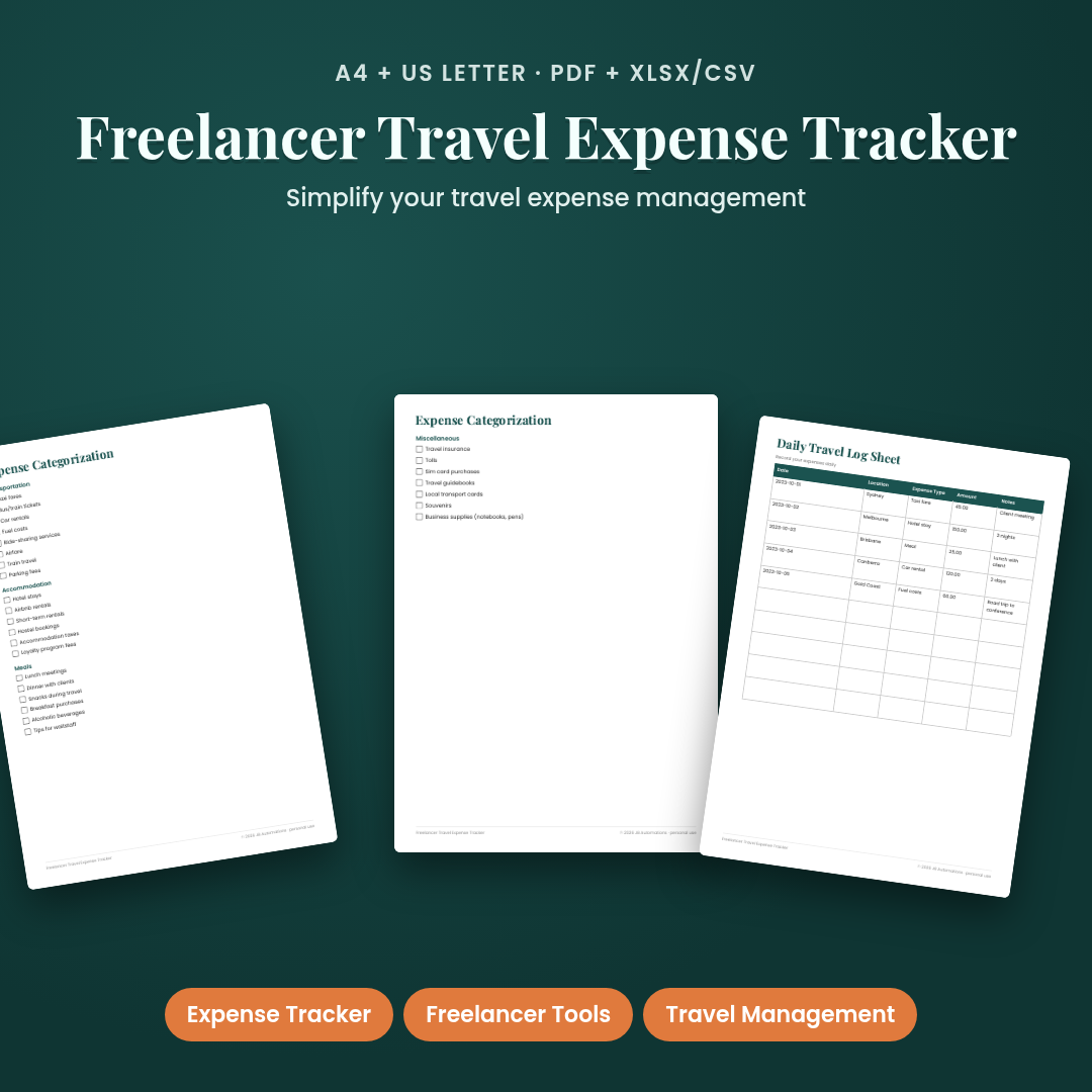 Freelancer Travel Expense Tracker