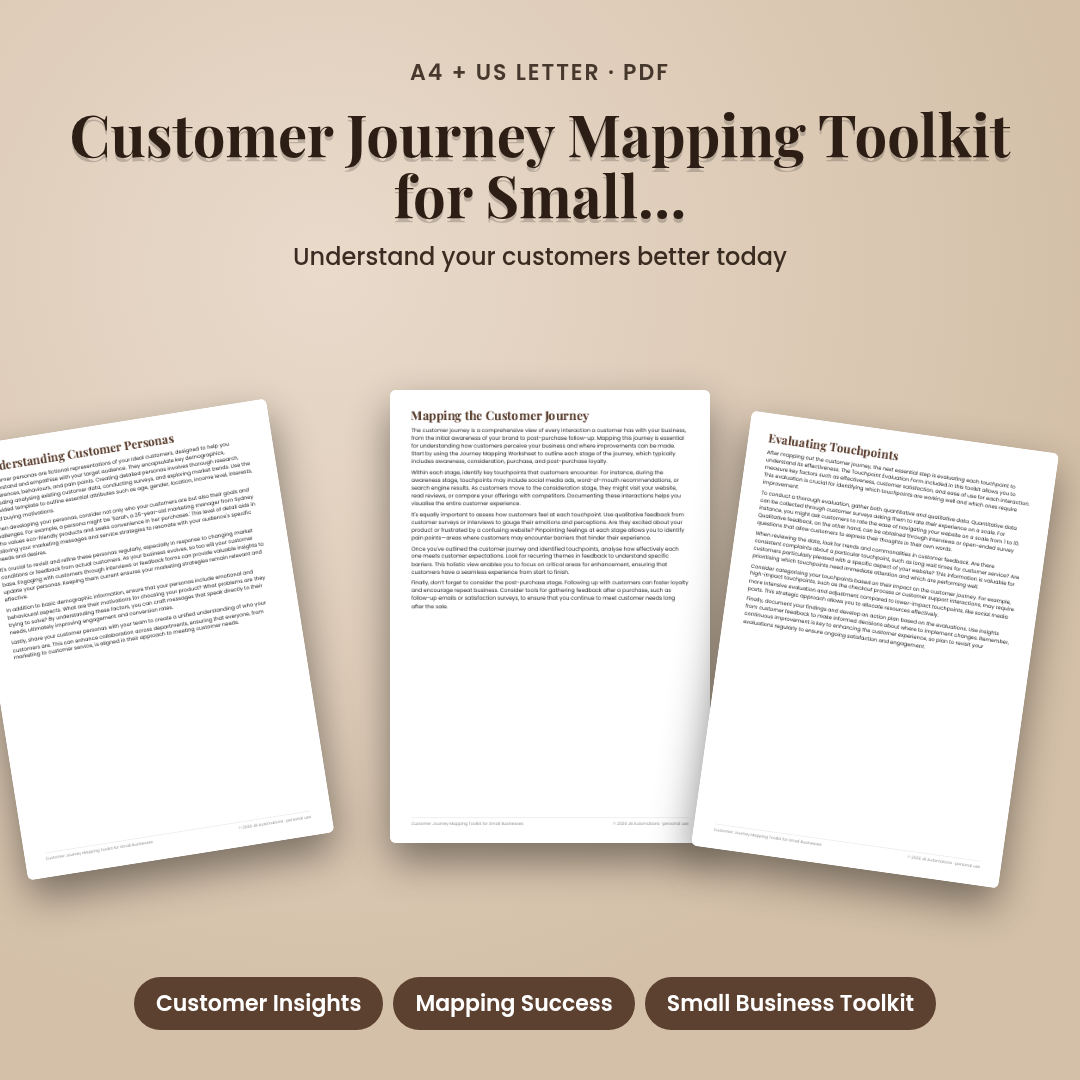 Customer Journey Mapping Toolkit for Small Businesses