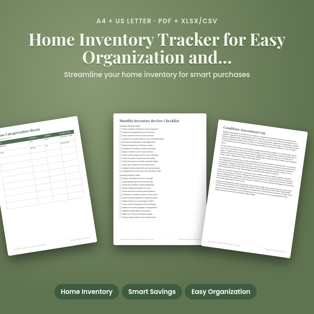 Home Inventory Tracker for Easy Organization and Savings