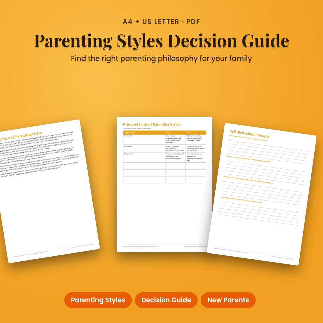 Parenting Styles Decision Guide: Choose What’s Best for You