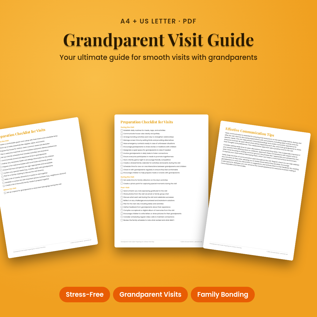 Grandparent Visit Guide: Preparing for a Stress-Free Stay