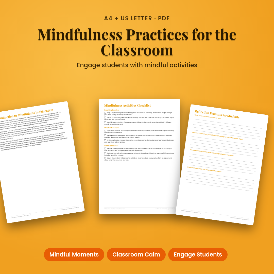 Mindfulness Practices for the Classroom