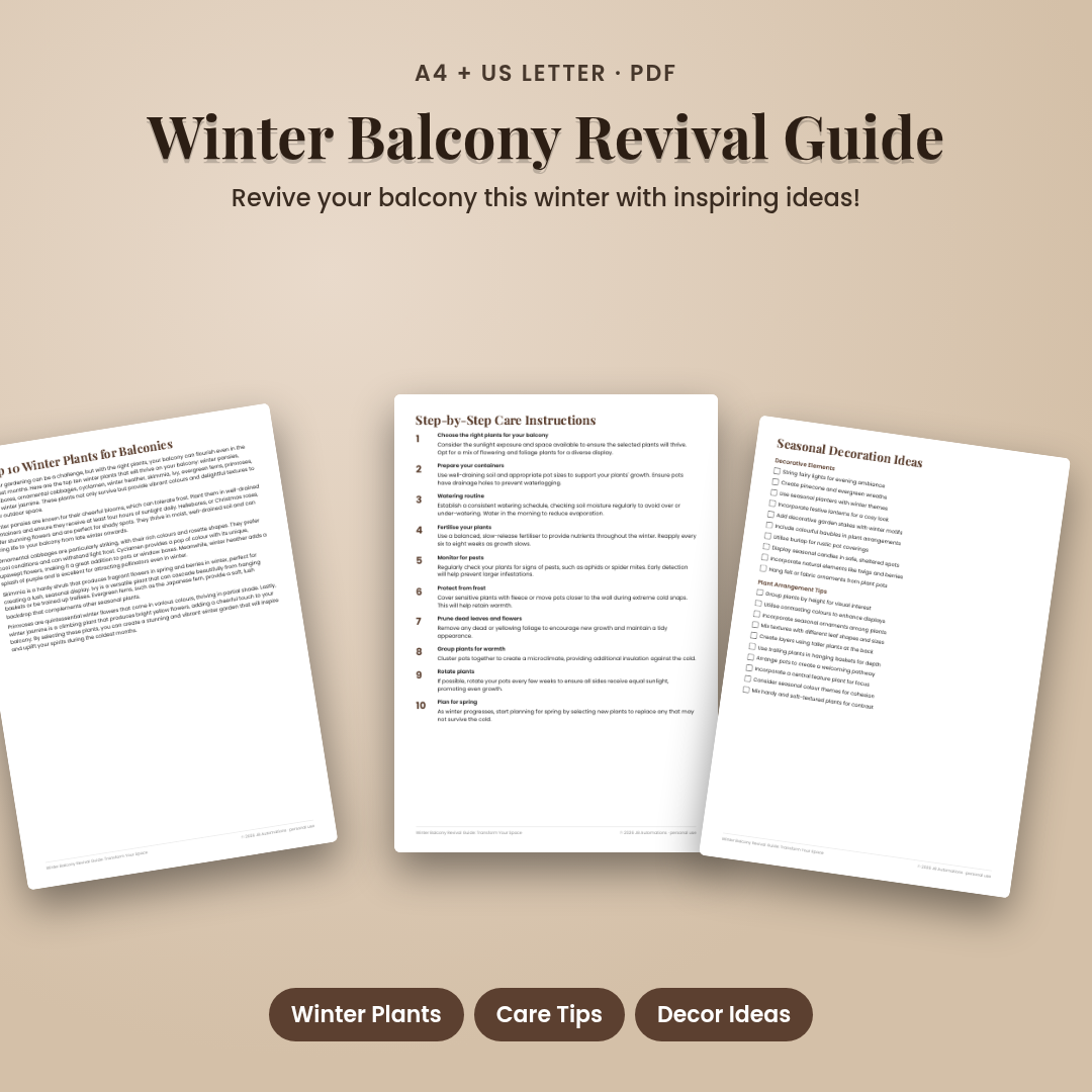 Winter Balcony Revival Guide: Transform Your Space