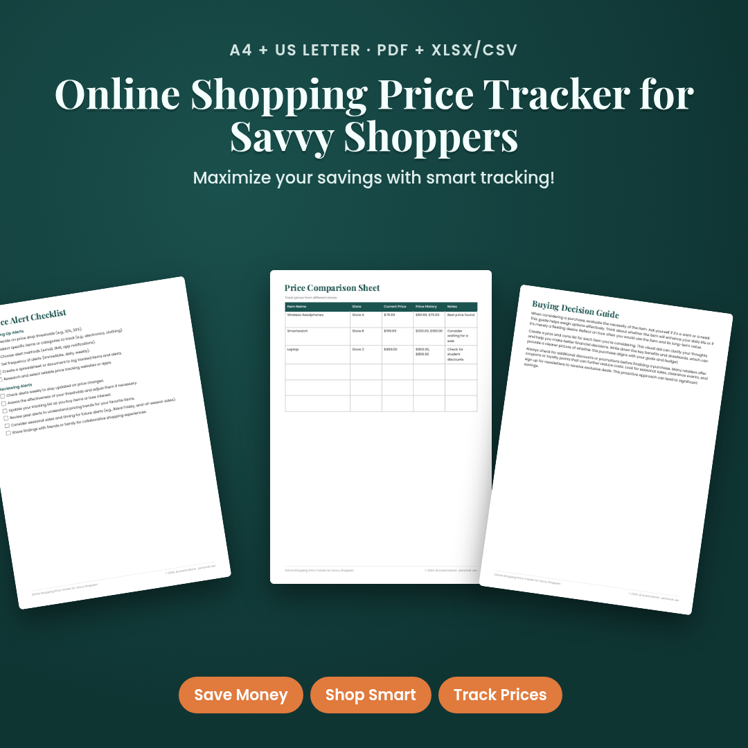 Online Shopping Price Tracker for Savvy Shoppers