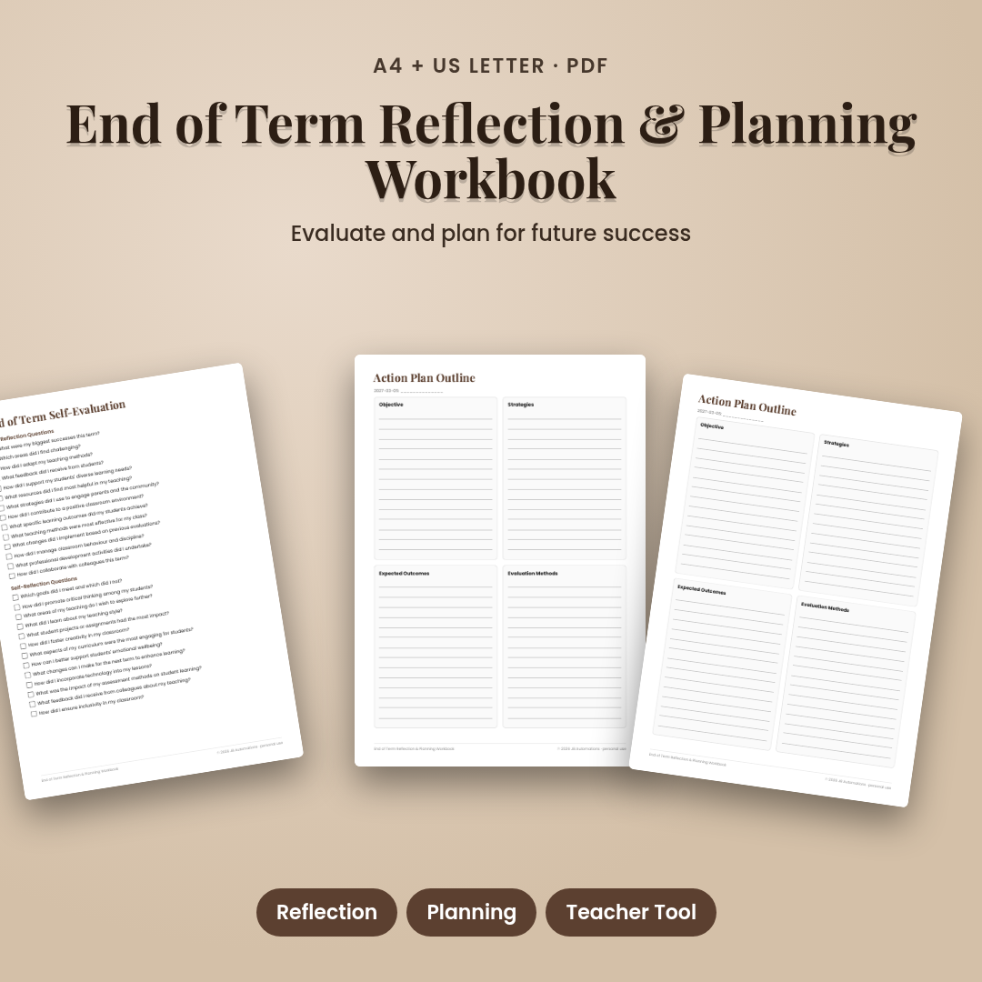 End of Term Reflection & Planning Workbook