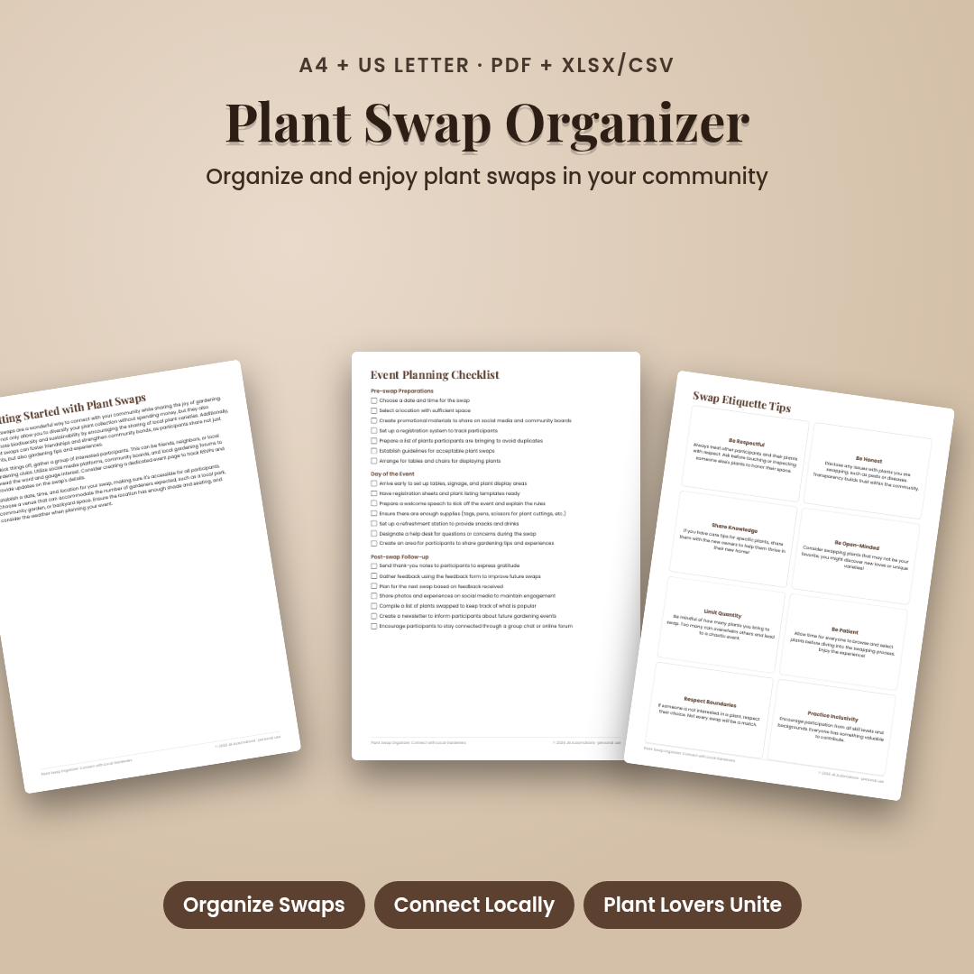 Plant Swap Organizer: Connect with Local Gardeners