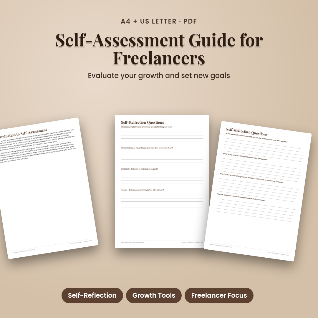 Self-Assessment Guide for Freelancers