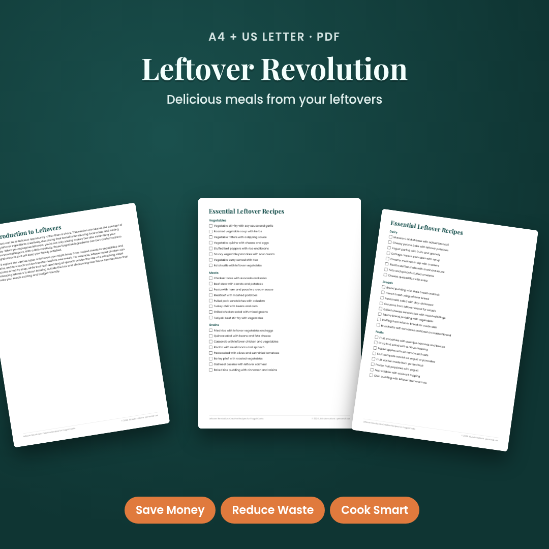 Leftover Revolution: Creative Recipes for Frugal Cooks