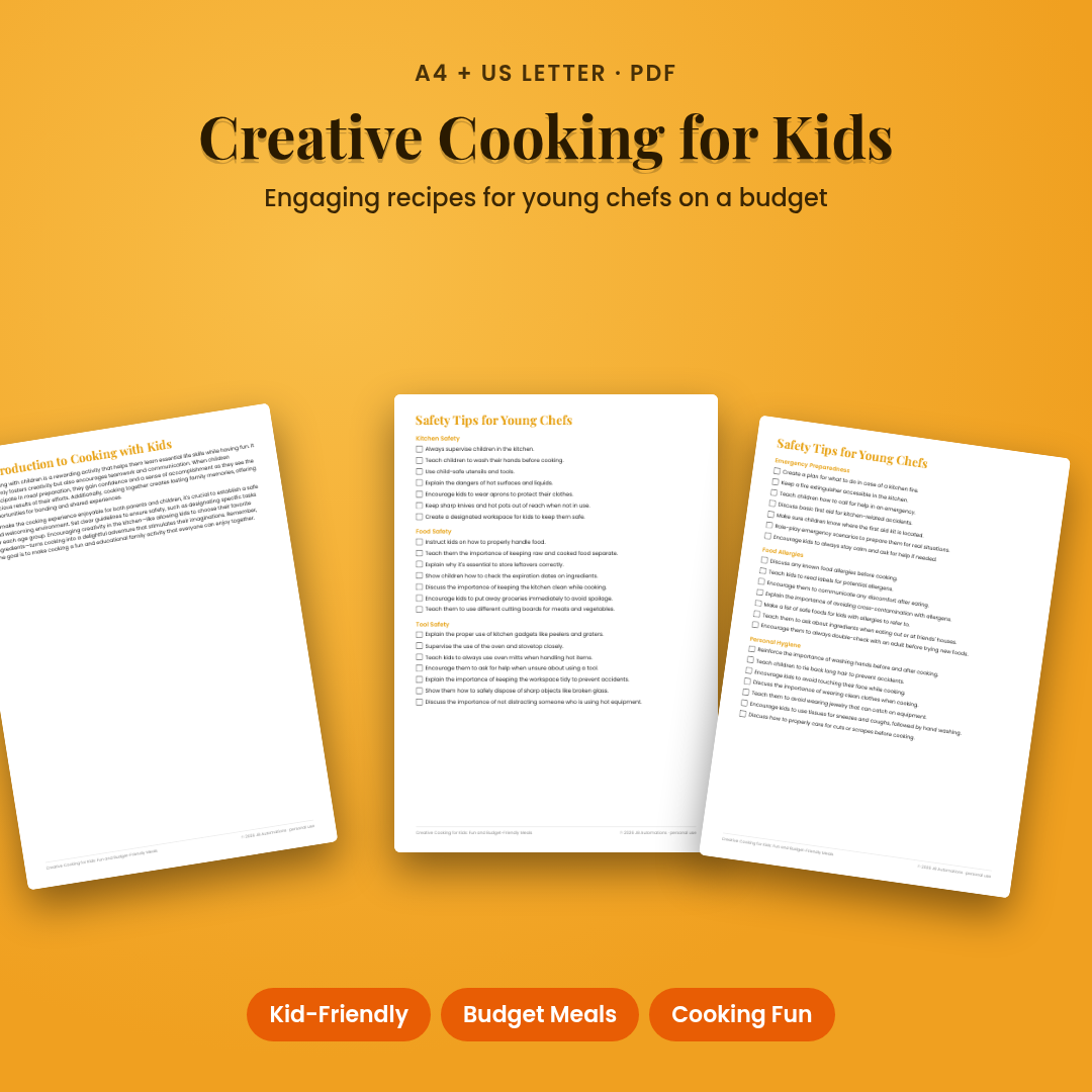 Creative Cooking for Kids: Fun and Budget-Friendly Meals