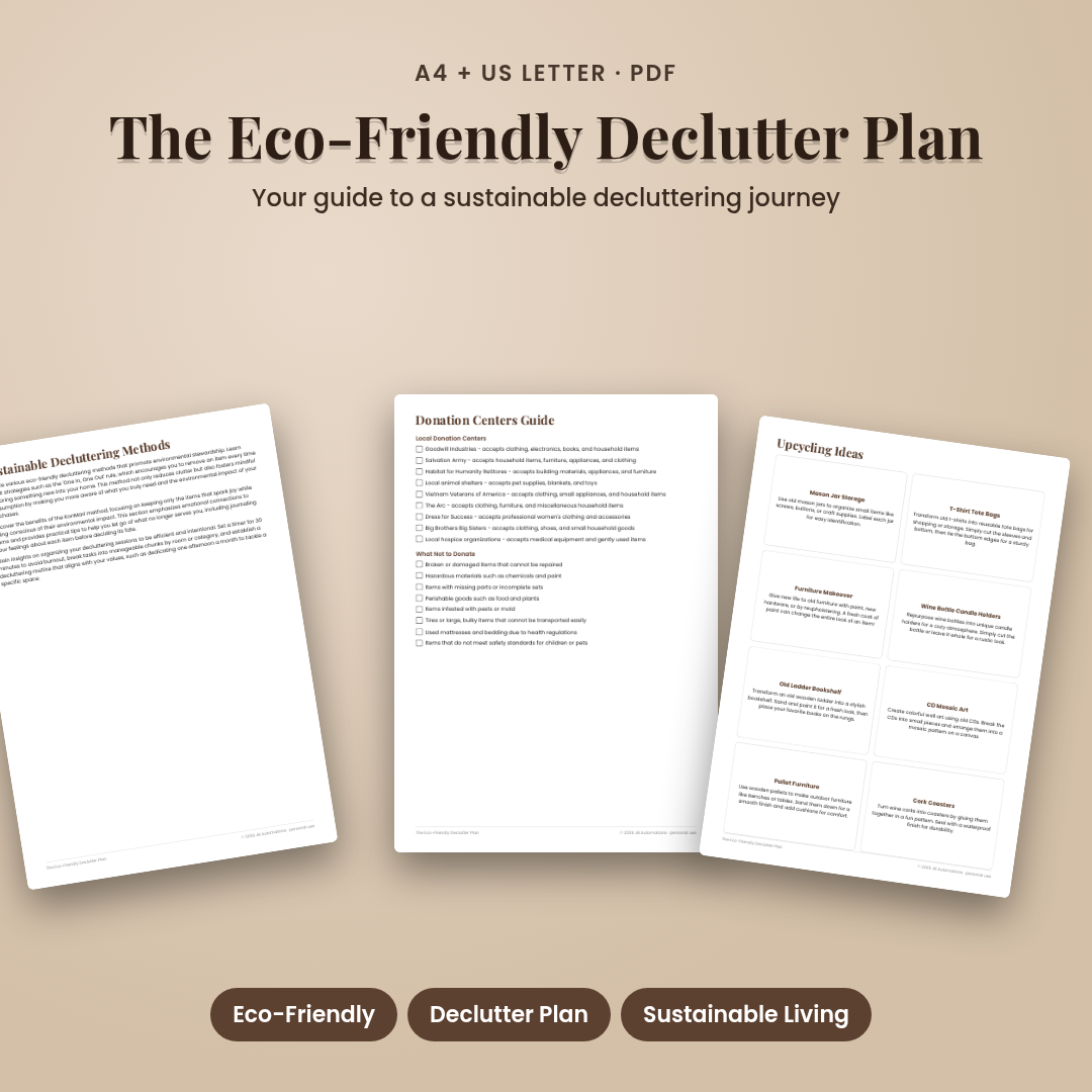 The Eco-Friendly Declutter Plan