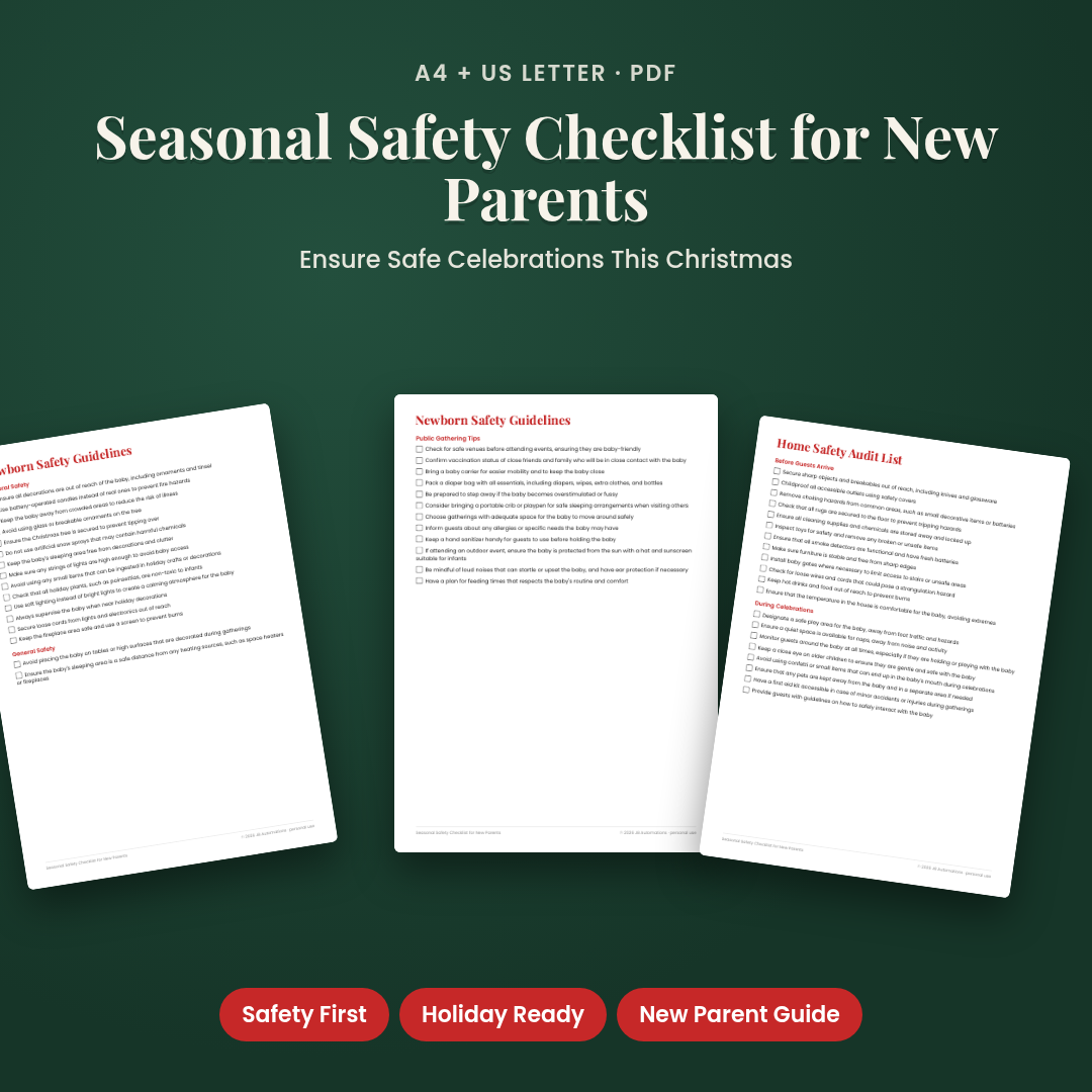 Seasonal Safety Checklist for New Parents