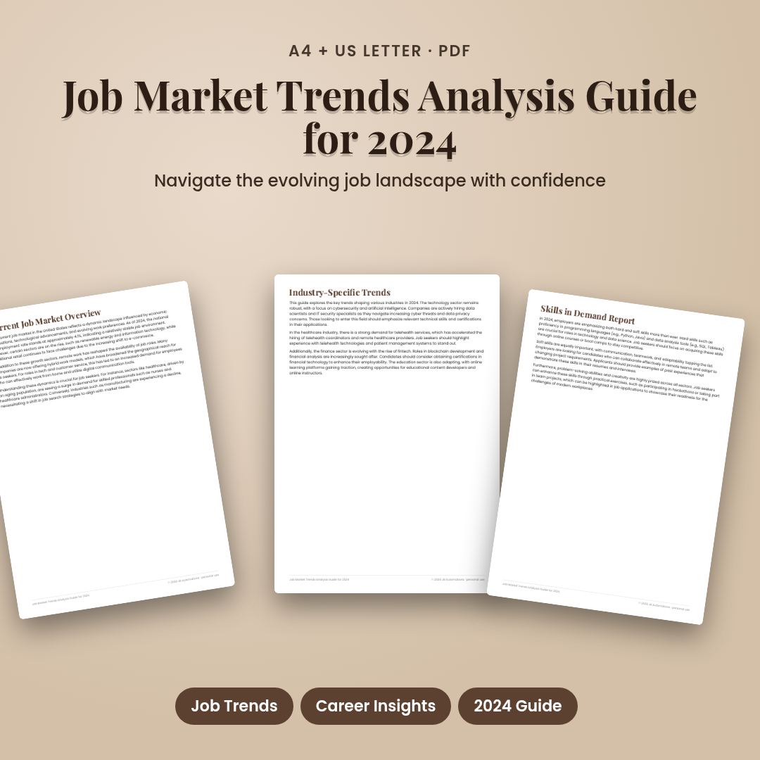 Job Market Trends Analysis Guide for 2024