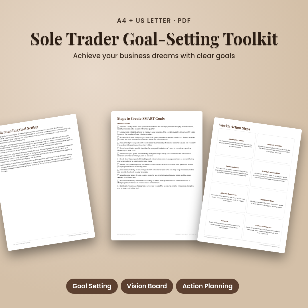 Sole Trader Goal-Setting Toolkit