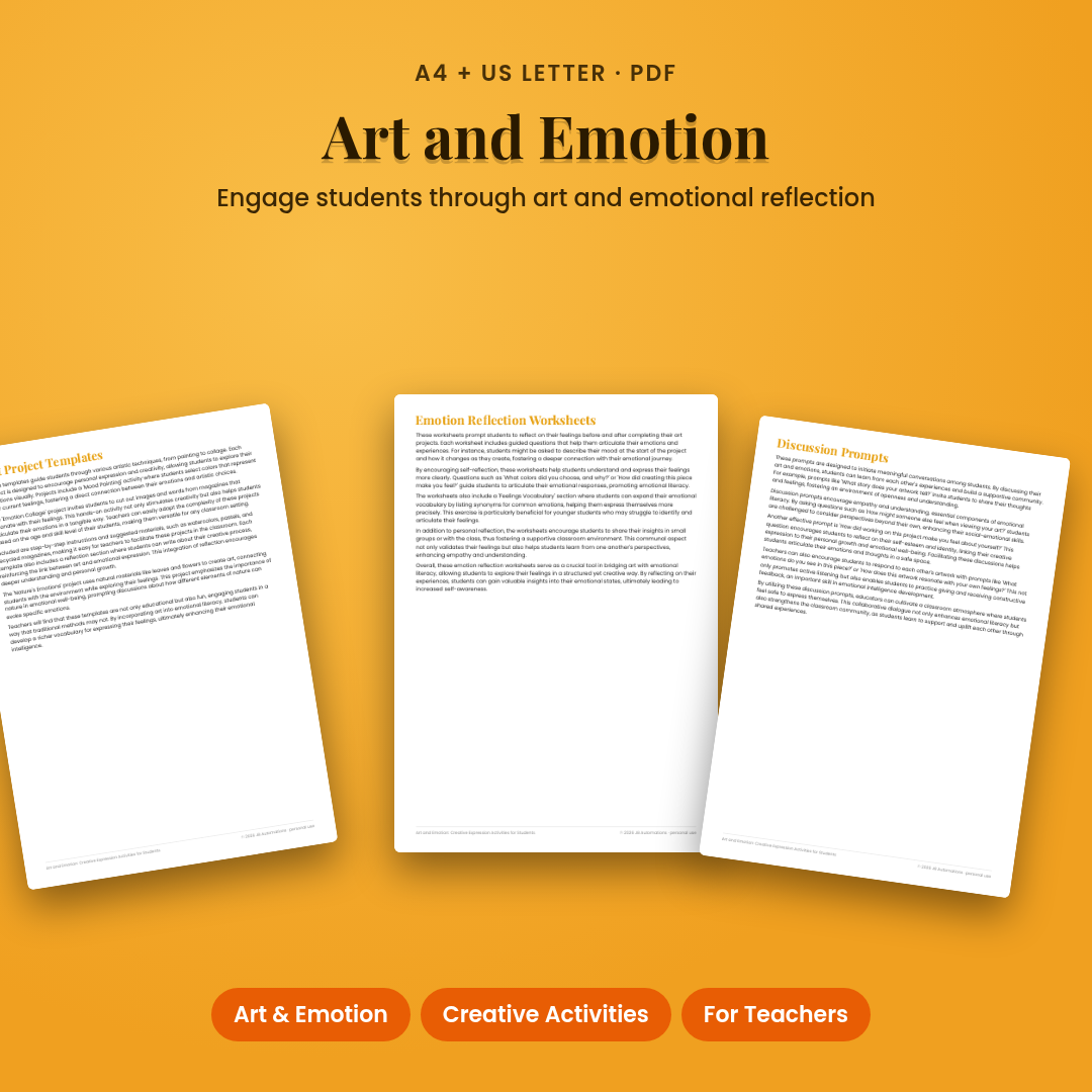 Art and Emotion: Creative Expression Activities for Students