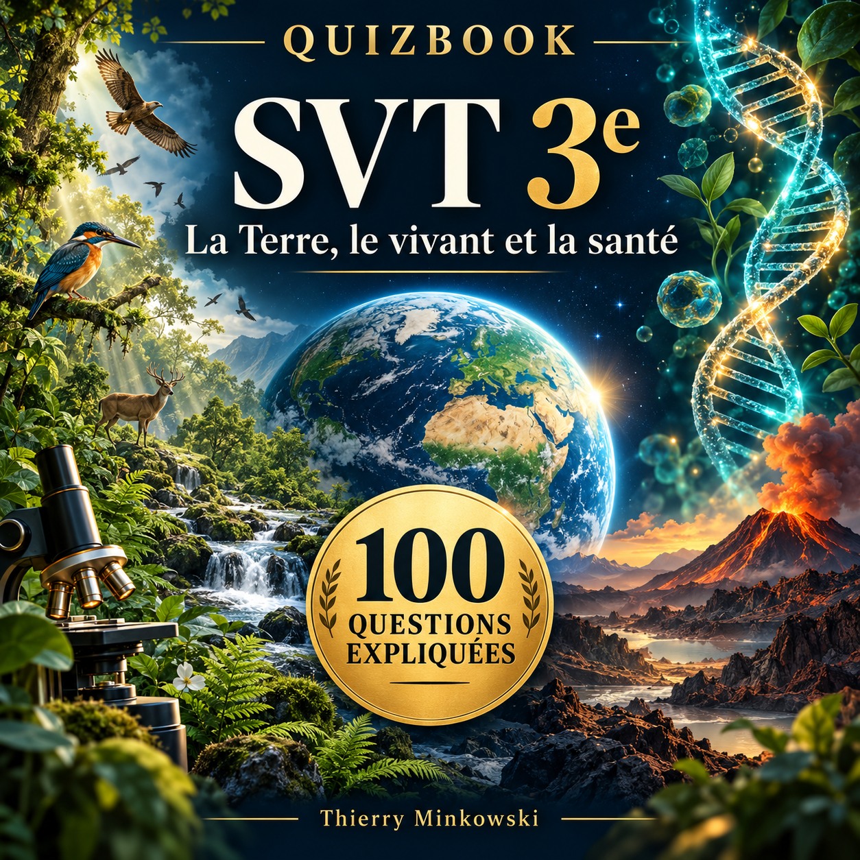 QuizBook SVT 3e : La Terre, le vivant et la santé, 100 questions expliquées