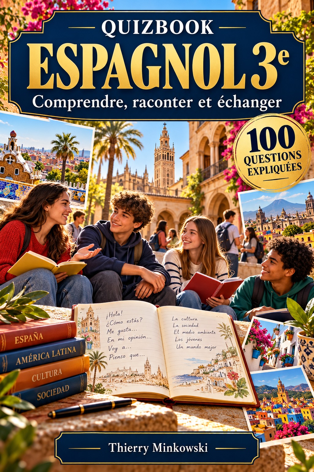 QuizBook Espagnol LV2 3e — Comprendre, raconter et échanger