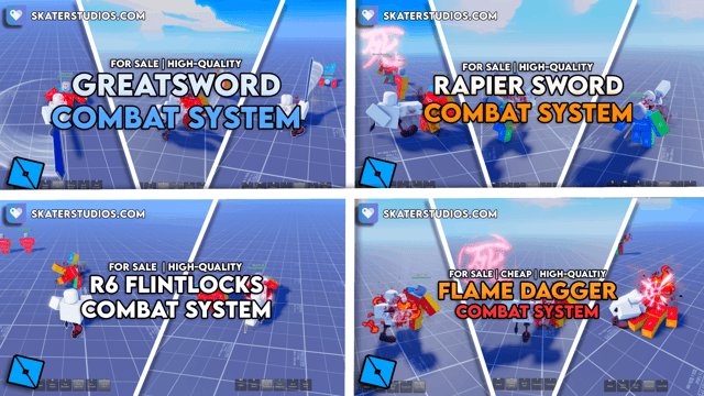 4 Weapons & Skills Combat Systems Bundle
