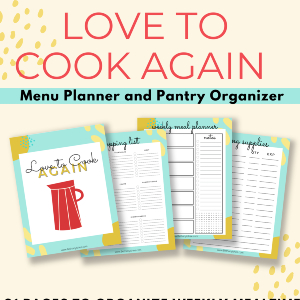 Love to Cook Again Weekly Meal Planners