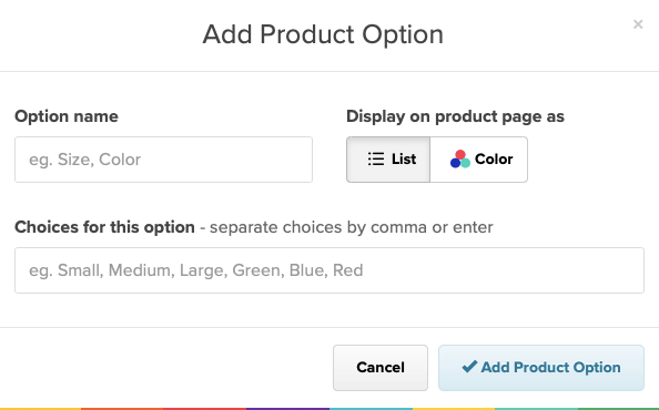 Adding a product option on Payhip