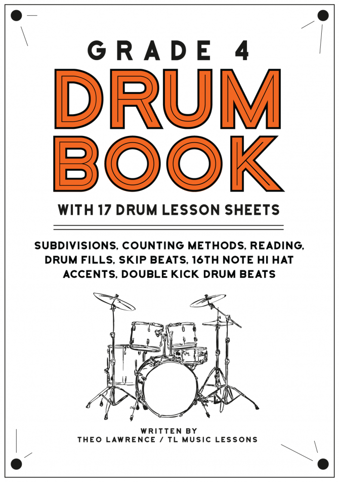 Grade 4 Drum Book With 17 Drum Lesson Sheets Payhip