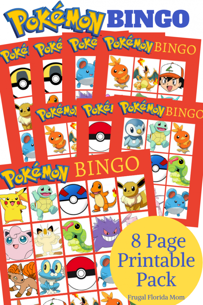 Pokemon BINGO Game Set Payhip