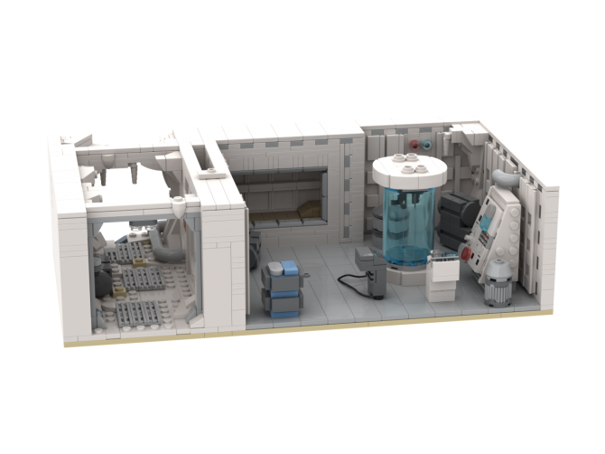 Hoth Echo Base Medical Bay with Corridor MOC - LEGO Star Wars