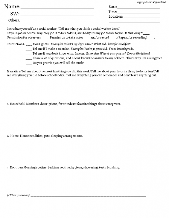 Child Interview Form for Social Workers Payhip